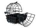 Animalbasket (XL, Fix System, rear, black matt, 50x36cm, height 50cm)