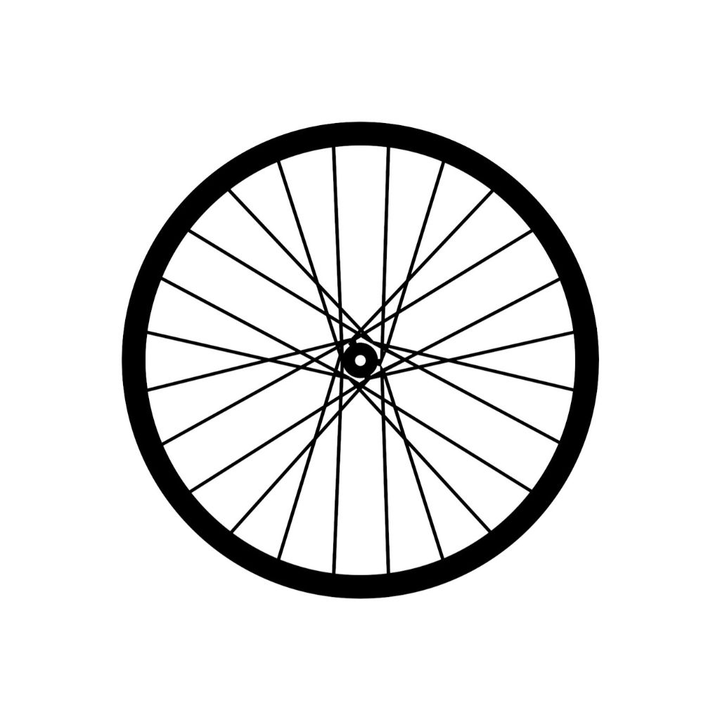 Shimano front wheel (incl. Tire and disk)