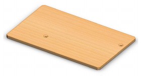 [WD4FCUS] Wooden plate for front cushion P3