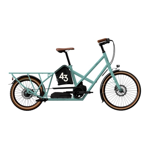 [P3-BC5-VM-TUS] Bike43 Long Bosch Cargo Line 800Wh-Enviolo manual-Turquoise