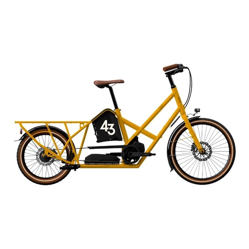 [P3-BC5-VM-YES] Bike43 Long Bosch Cargo Line 800Wh-Enviolo manual-Yellow